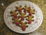 Reindeer gingerbread biscuits
